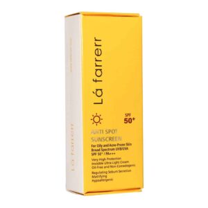 کرم ضد آفتاب SPF30 پوست خشک و معمولی لافارر ضدلک و بدون رنگ 40 میلی لیتر