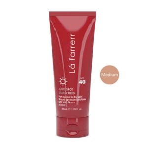 کرم ضد آفتاب SPF40 پوست خشک و معمولی لافارر رنگی و ضد لک 40 میلی لیتر