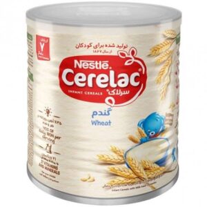 سرلاک گندم به همراه شیر نستله مناسب کودکان از پایان 7 ماهگی ۴۰۰ گرم